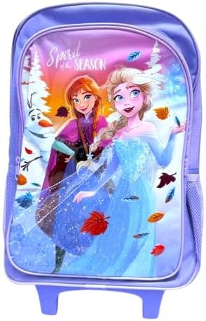 5 In 1 School Trolley Bag 16-Inch FKVPT16-405 - Red, Cartoon