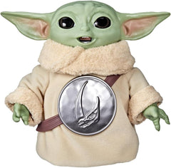 Star Wars Snackin' Grogu 6.5-Inch Interactive Action Figure for Kids