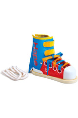 Hape Lacing Sneaker - Learn to Tie a Shoe Educational Toy