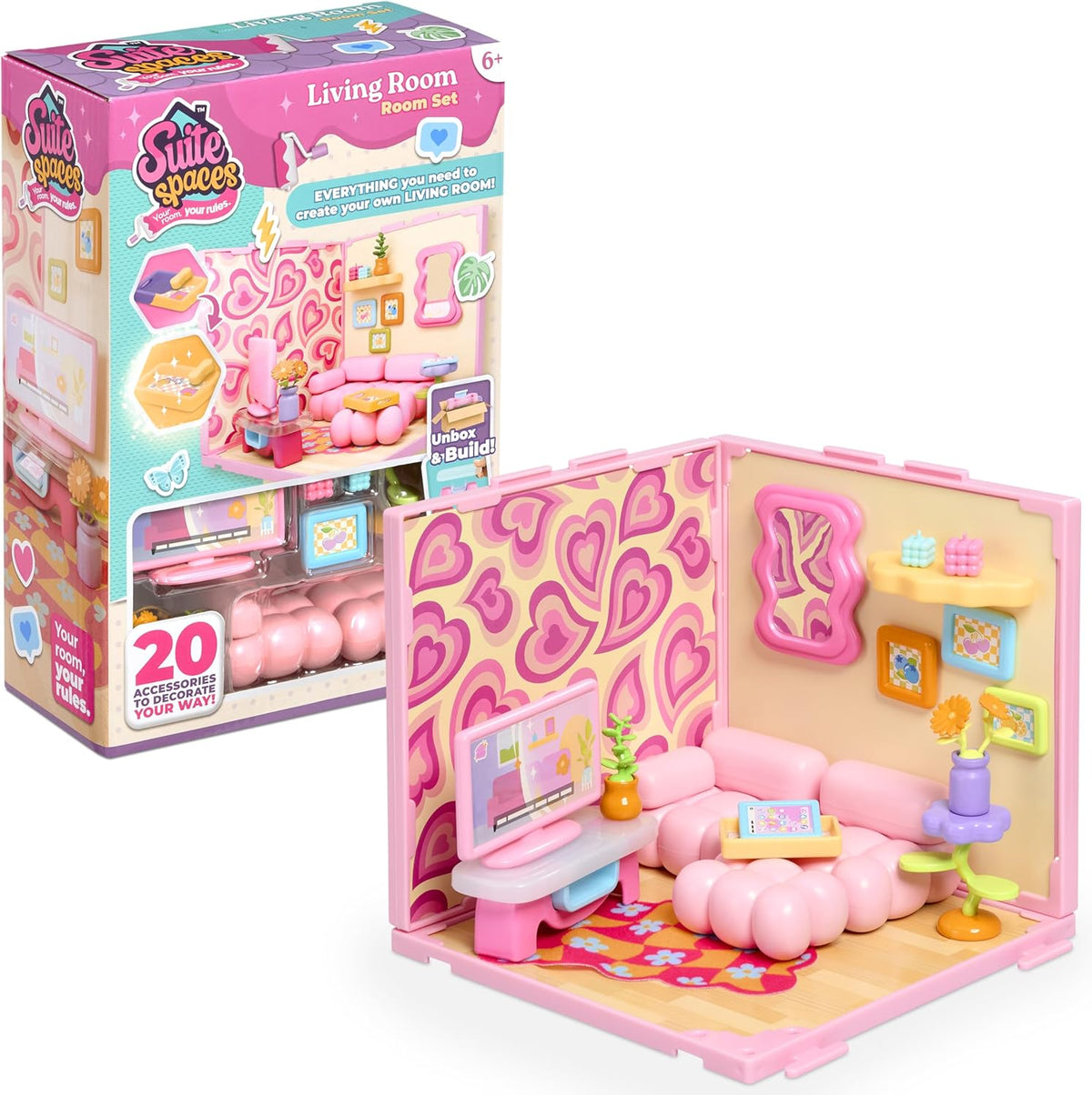 Goliath Suite Spaces - Living Room Set | Modular Dollhouse Furniture