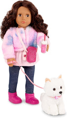 Our Generation Doll & Pomeranian Pup with Accessories – Ines & Jojo