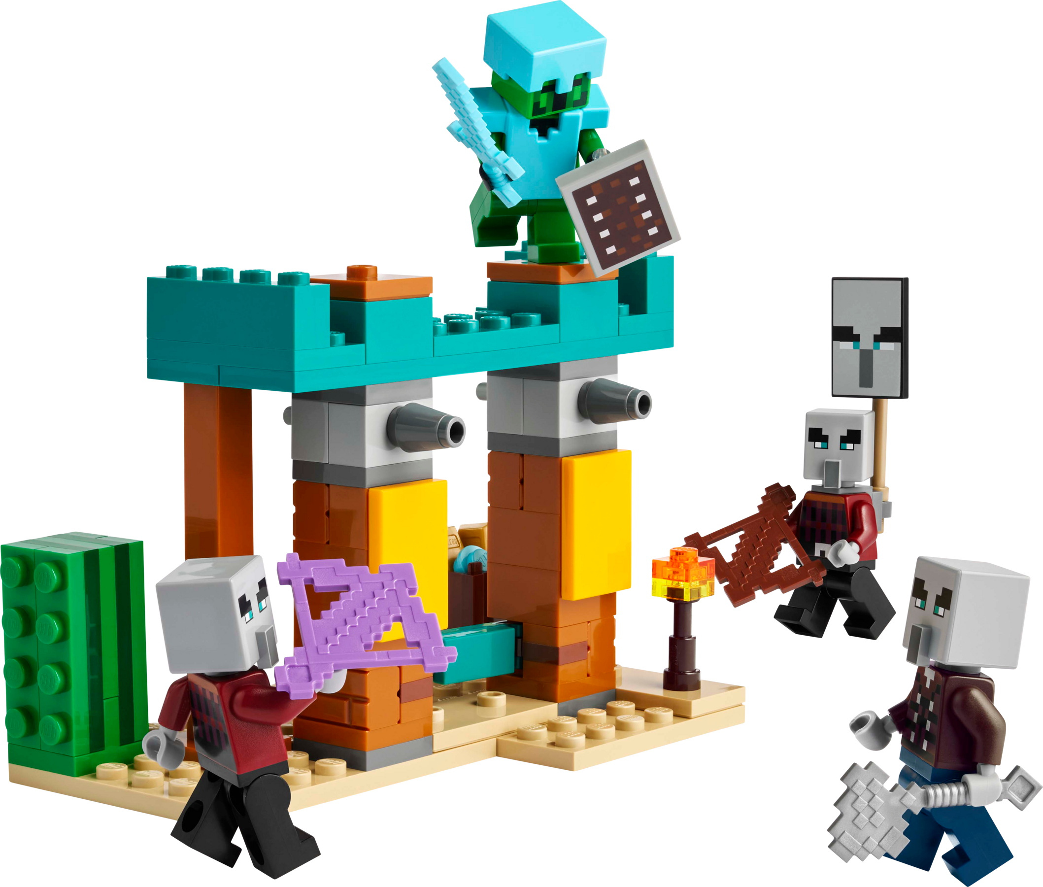 LEGO Minecraft The Illager Desert Patrol