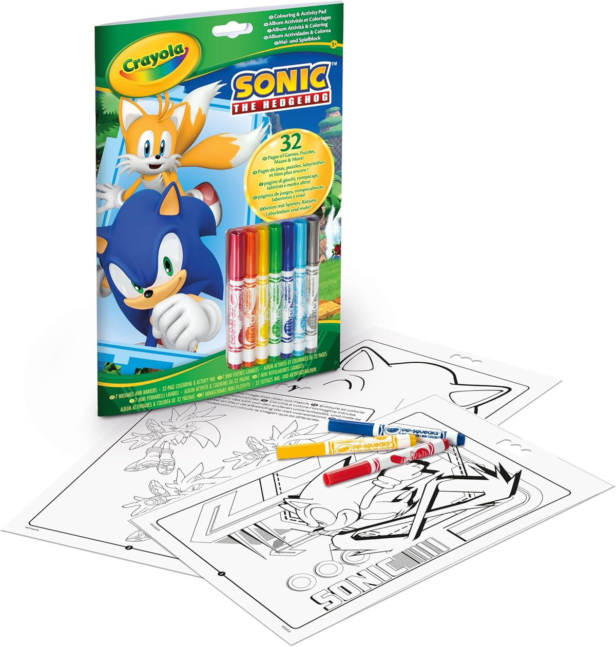 Crayola Coloring & Activity Album Sonic CY04-0866G