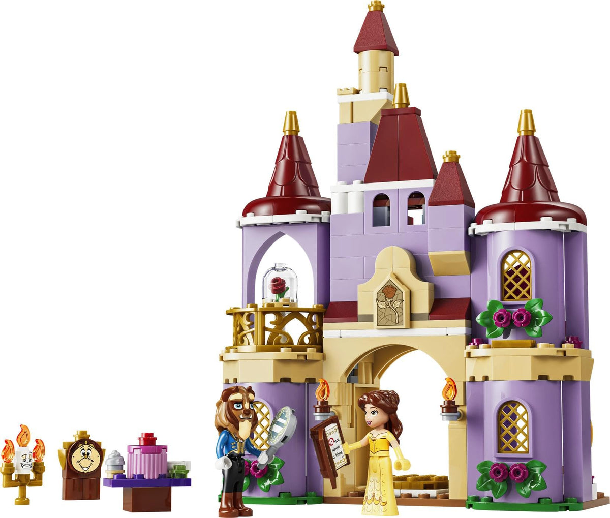 LEGO Disney Princess Belle and Beast's Enchanted Castle Construction Toy (43289)