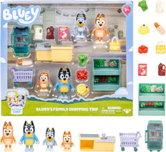 Bluey Series 13 Let’s Play Chef Family Shopping Trip Figure Playset