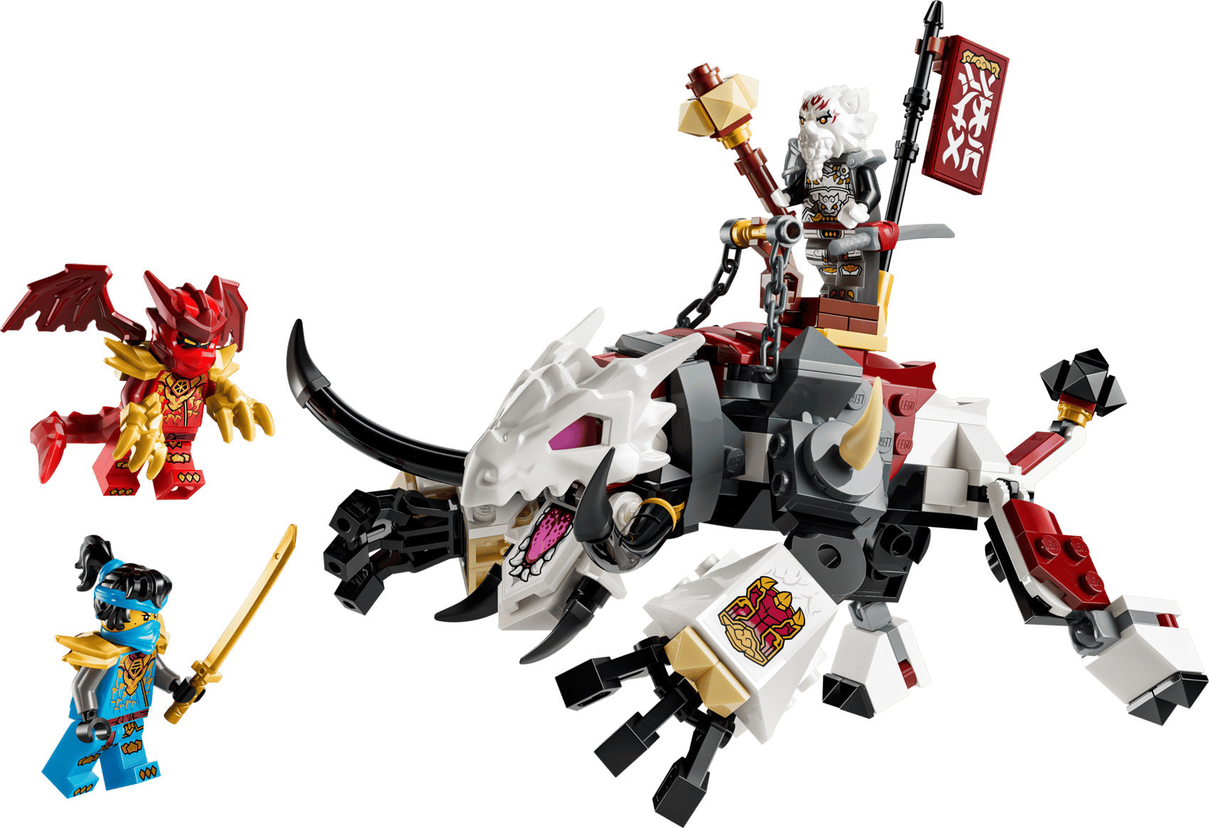 LEGO Ninjago 71863 Zilvar & Grimtak the Dragon Beast Set