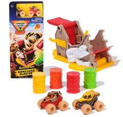 Monster Jam Mini Launchers Boneyard Blaster Playset