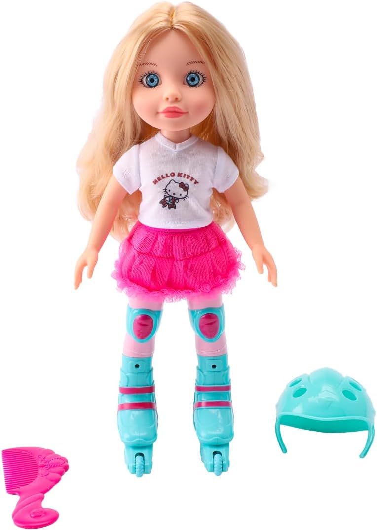 Hayati Girl Hello Kitty Star Skate Doll with Real Skating Action