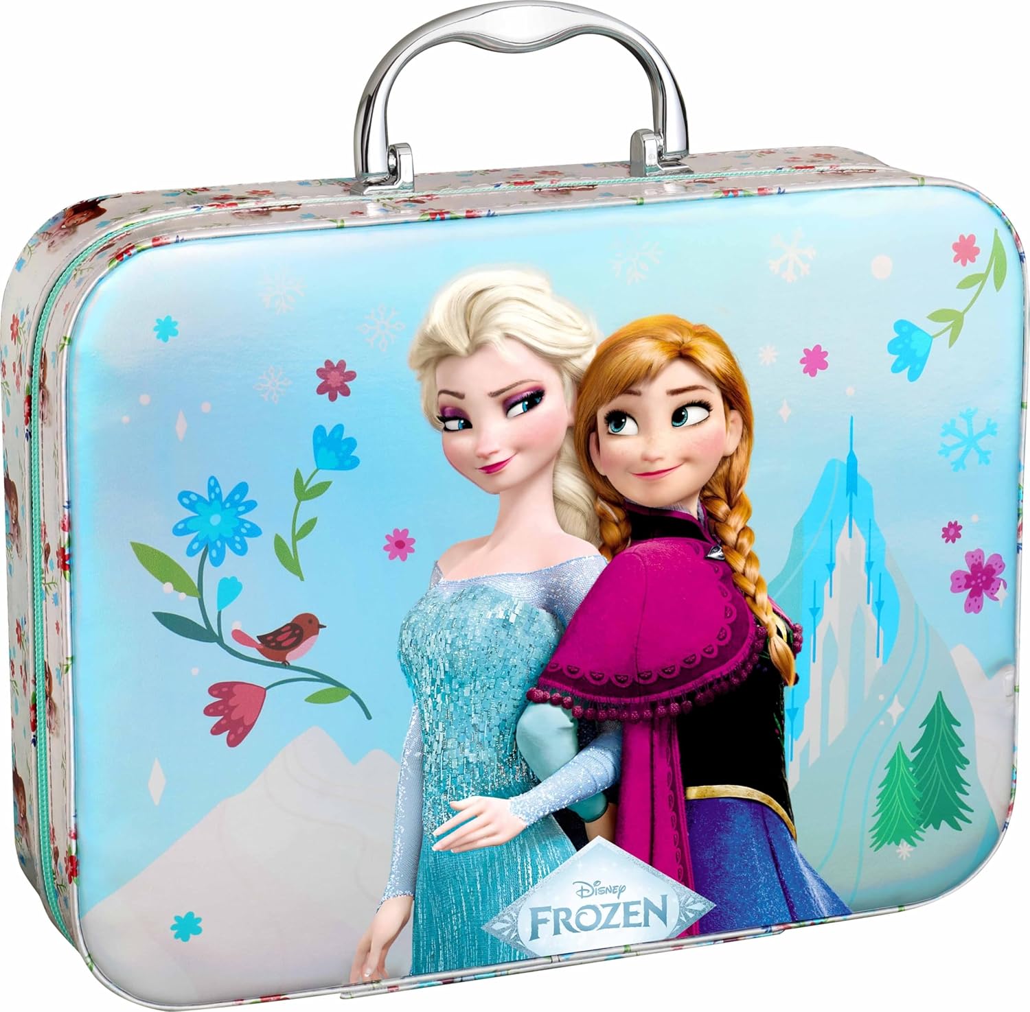 Frozen Makeup Case for Kids – 30 Piece Beauty Set with Elsa & Anna