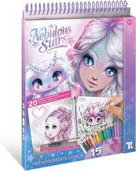 Nebulous Stars Watercoloring Book Set – 20 Hand-Drawn Illustrations