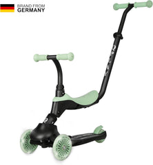 QPlay Sema EVO 5-in-1 Ride-On Scooter with LED, Green — view 2
