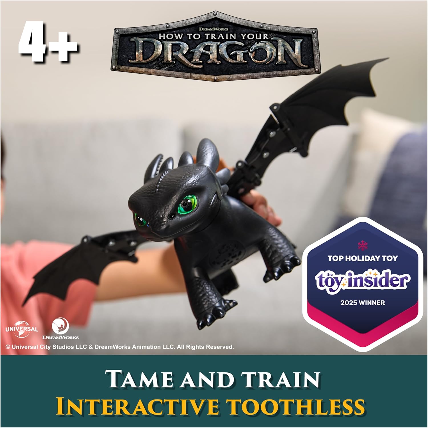 DreamWorks Dragons Tame & Train Interactive Toothless Toy — view 2