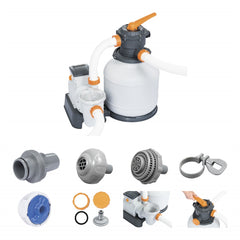 Bestway Flowclear Sand Filter Pump 2200gal 58499 - Colorland Toys