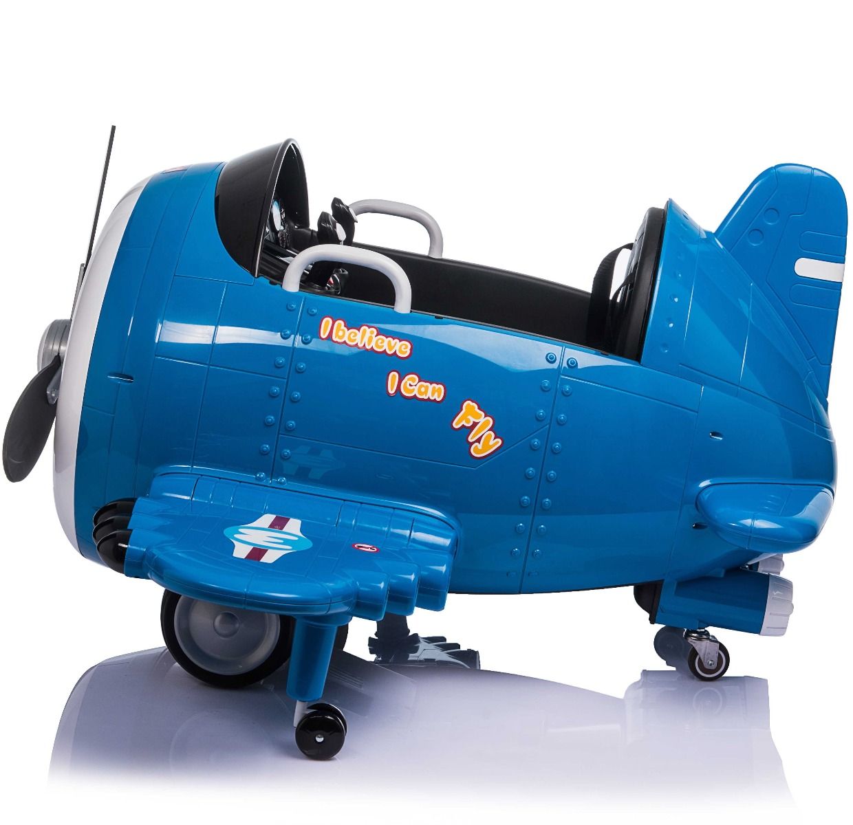 Remote Control Plane RideOn 2M2B Eva Wheel Blue 20201 - Colorland Toys