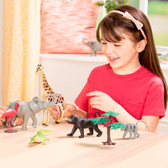 Terra Jungle World Animals in a Bucket - Colorland Toys