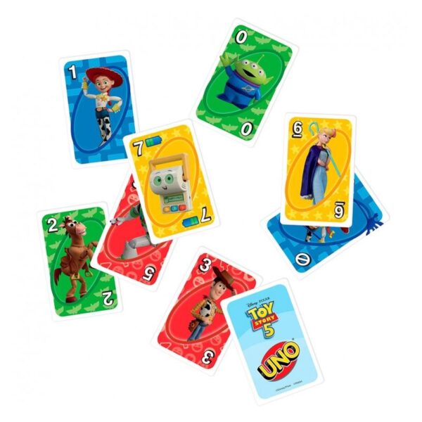 UNO Disney Toy Story 5 Card Game by Mattel — view 2