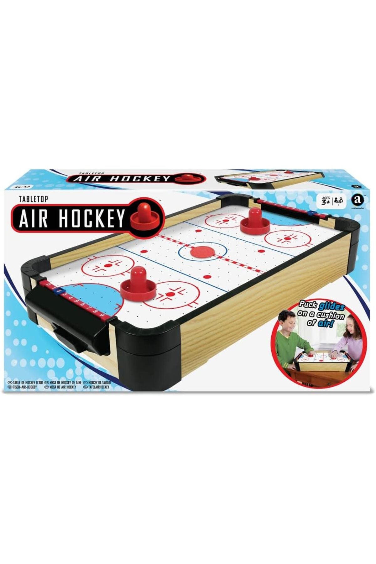 Ambassador Tabletop Air Hockey 16" (40cm) – Compact Arcade Game for Kids — view 2