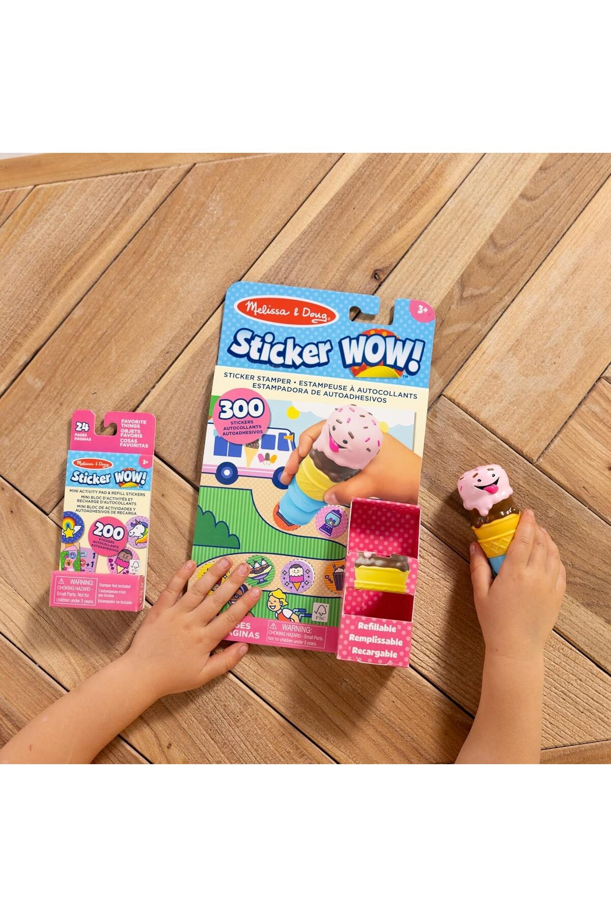 Melissa & Doug Sticker WOW! Ice Cream Bundle — view 2