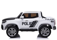 Megastar Licensed Ride On Mercedes Benz Police Car White 606J - Colorland Toys