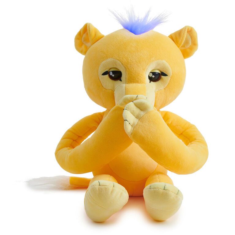 Fingerlings HUGS Sam Interactive Plush Lion - Colorland Toys