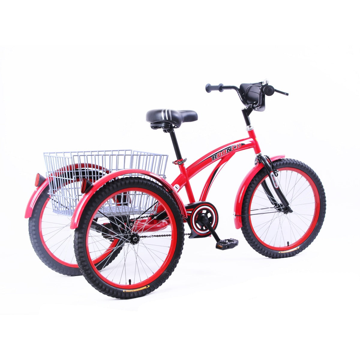 Classic Tricycle 20 Basket Red CL-2800 - Colorland Toys