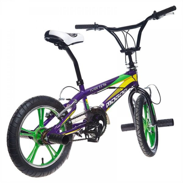 Mogoo Flyer 3.0 AW Freestyle BMX Purple 16 Inch - Colorland Toys