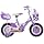 Pro Ride Bicycle With Basket 14 Inch Purple PR1202-14 — view 2