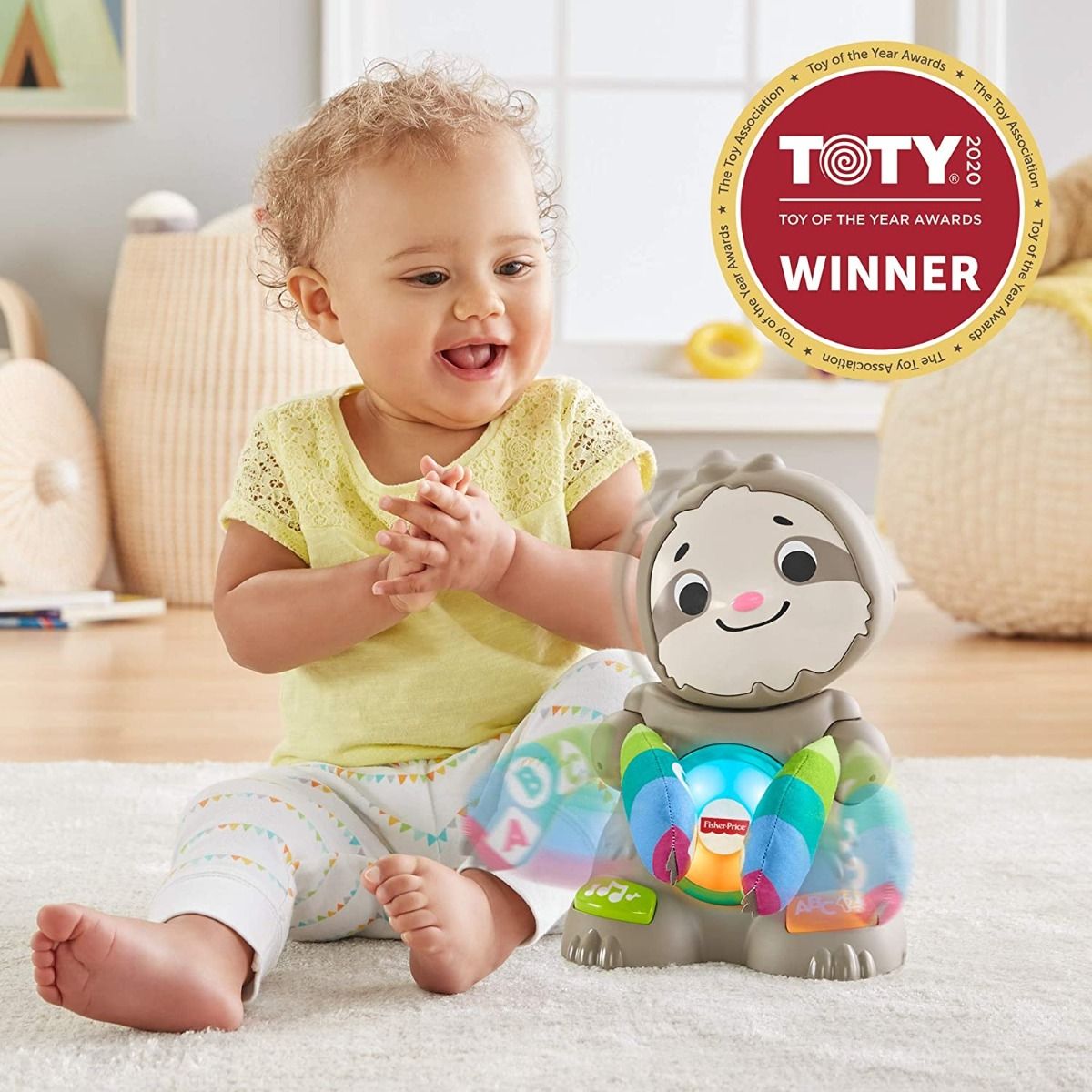 Fisher Price Linkimals Smooth Moves Sloth GHR18 - Colorland Toys