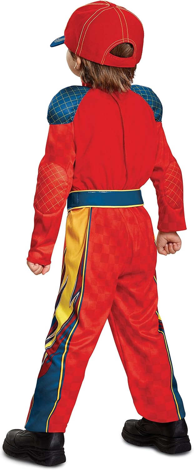 Disguise Cars 3 Lightning McQueen Classic Toddler Costume, Red, 2T — view 2