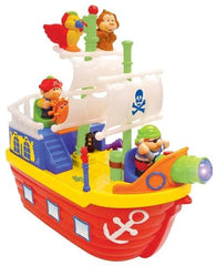 Kiddieland Light n Sound Activity Pirate Boat 038075 - Colorland Toys