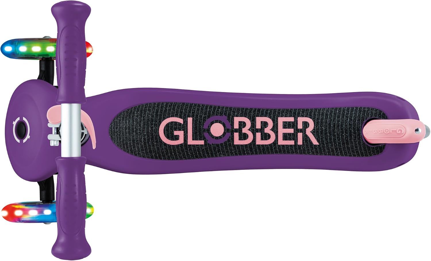 Globber Primo 3 Wheel Scooter Light Up Wheels 3-7Y 50kg (Dark Purple) — view 2