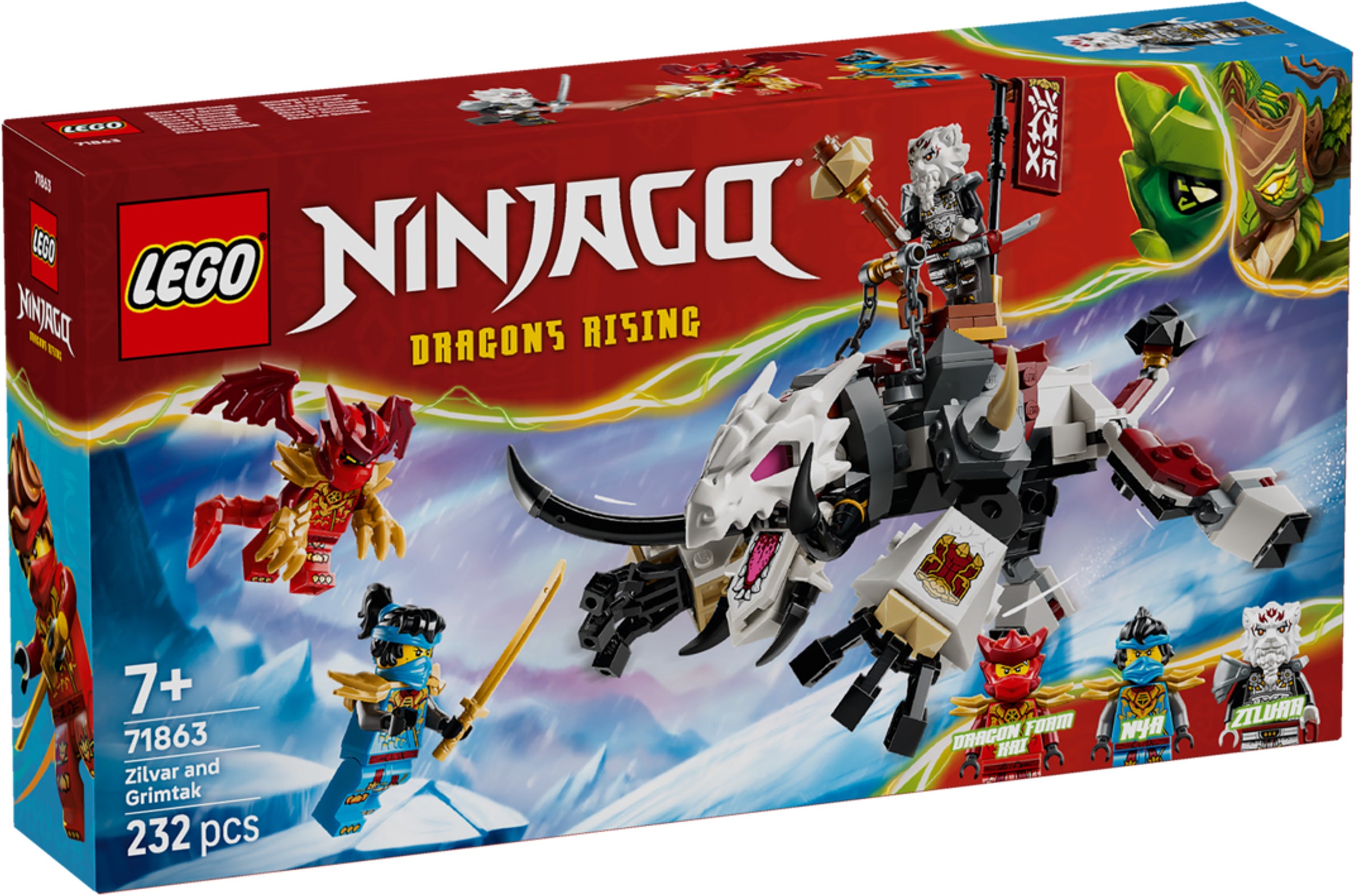 LEGO Ninjago 71863 Zilvar & Grimtak the Dragon Beast Set — view 2