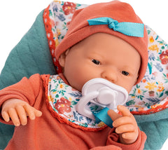 JC Toys Nature Collection Mini Newborn Real Girl Baby Doll 9.5" — view 2
