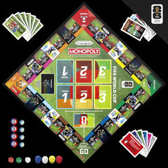 Monopoly Panini Prizm: FIFA World Cup Soccer Board Game Ages 8+ — view 2