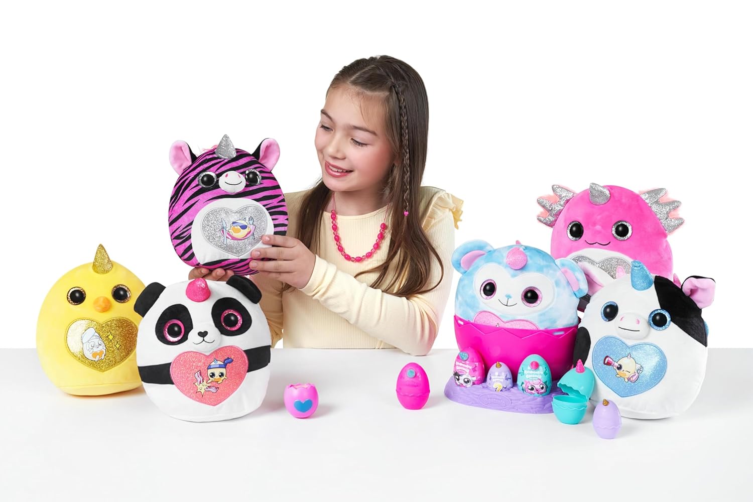 Rainbocorns Eggzania Surprise Mini Mania Series 1 — Collectible Plush Egg — view 2