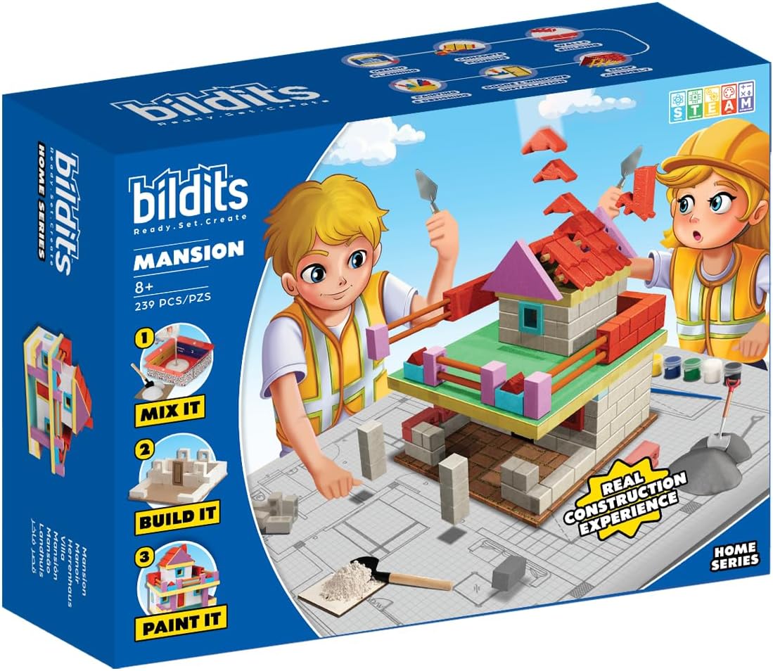 Bildits Mansion Construction Set for Kids 10+ (500 Pieces) — view 2
