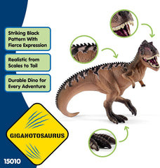 Schleich Giganotosaurus Dinosaur Figurine with Movable Jaw - Ages 4+ — view 2