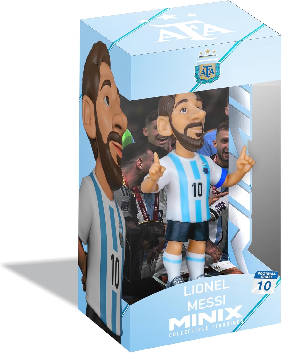 MINIX Football Stars Messi Collectible Figure 12 cm – Argentina #10 — view 2