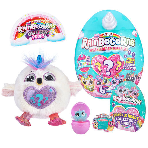 Zuru Rainbocorns Sparkle Heart Surprise Series 2 Plush Assorted 9214 - Colorland Toys