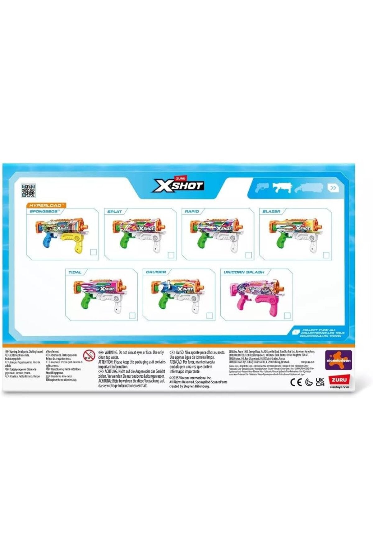 Zuru X-Shot Fast Fill Spongebob Hyperload Water Blaster Gun — view 2