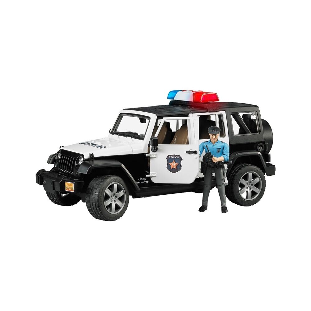 Bruder Jeep Wrangler Unlimited Rubicon Police Vehicle with Policeman - Colorland Toys