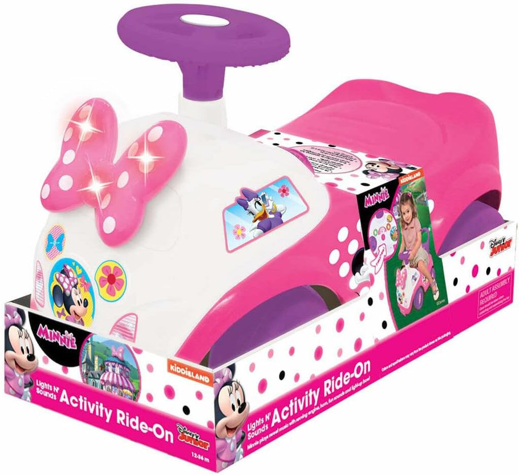 Kiddieland Disney Light N' Sound Minnie Mouse Ride-On for Girls — view 2