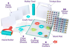 Crayola 106pc Glitter Dots Sparkle Station 04-0704 - Colorland Toys