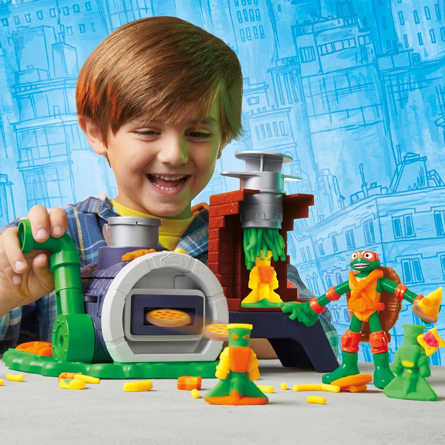 Play-Doh Teenage Mutant Ninja Turtles Slice & Blast Pizza Playset — view 2