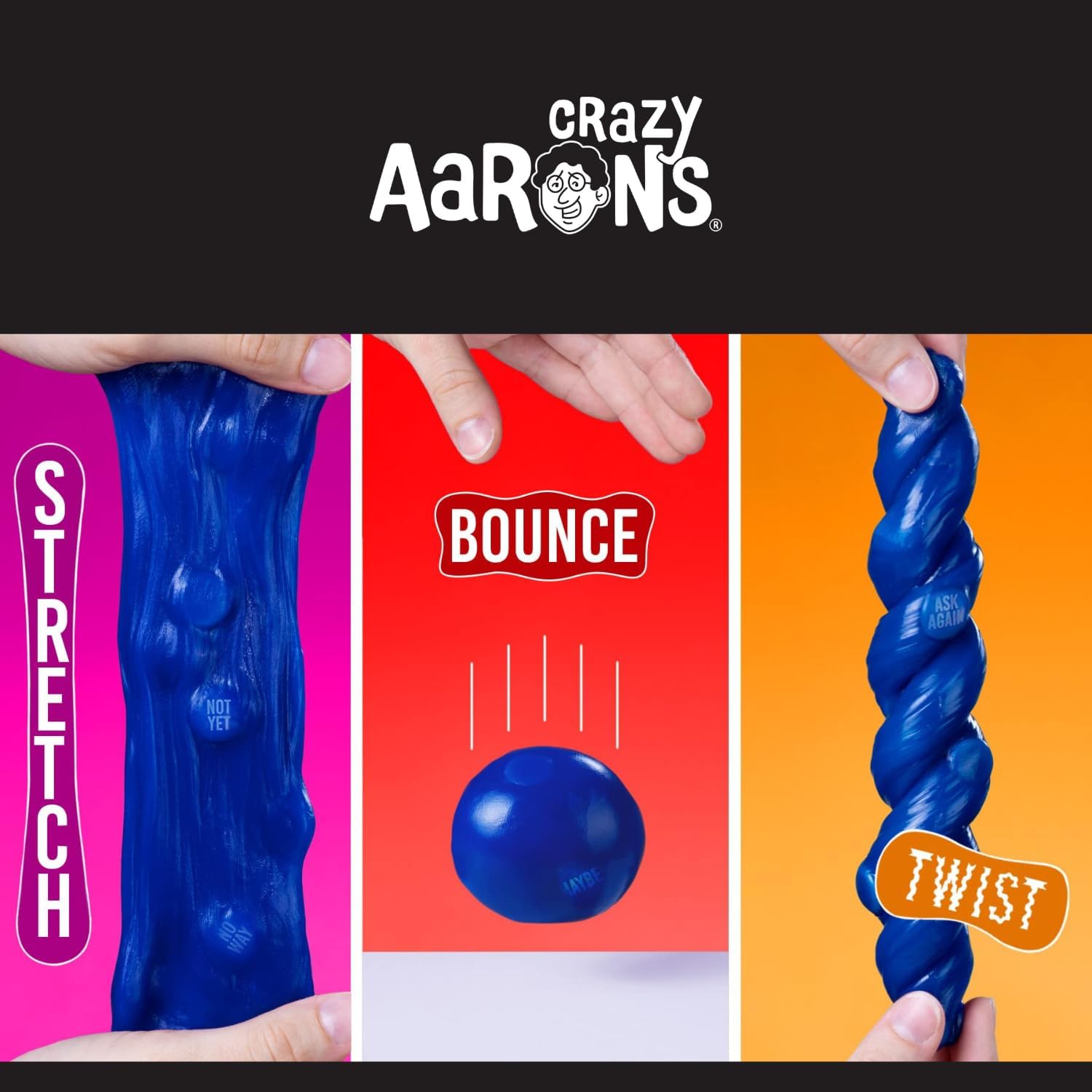Crazy Aaron's Amazing Prediction Thinking Putty, 4" Tin, 90g — view 2