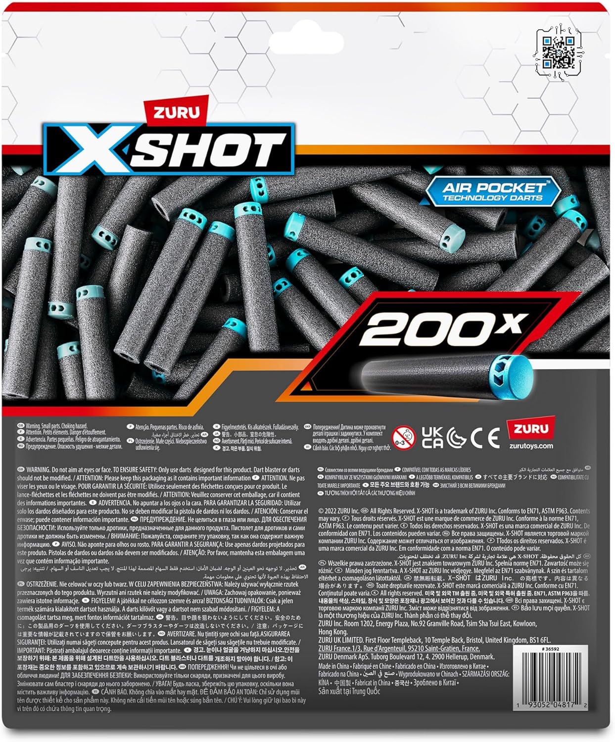 X-Shot Dart Big Refill - 200 Darts Refill Pack — view 2