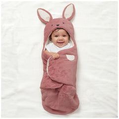 Baby GUND Oh So Snuggly Bunny Plush Blanket Wrap 6066061 — view 2