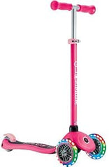 Globber Primo V2 Scooter With Lights And Griptape - Fuchsia/Pink — view 2