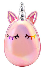 Martinelia Unicorn Egg Brush - Pastel Pink, Oval Silicone Handle — view 2