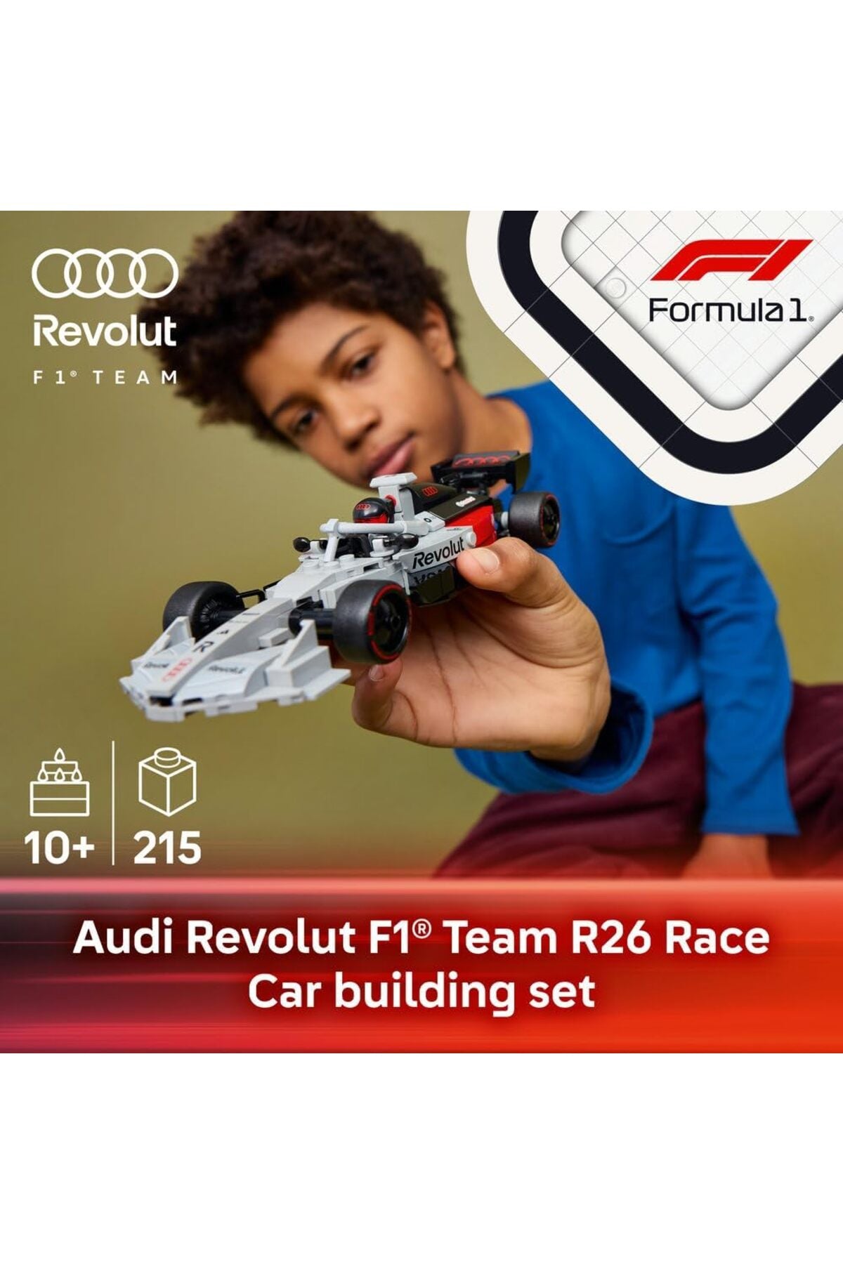 LEGO Speed Champions Audi Revolut F1 Team R26 — view 2